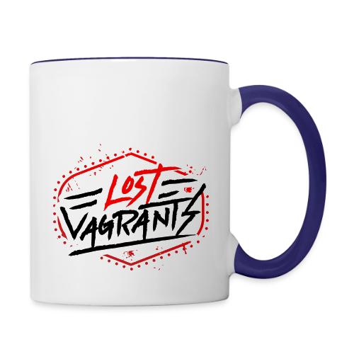 Lost Vagrants Black Text Logo - Contrast Coffee Mug
