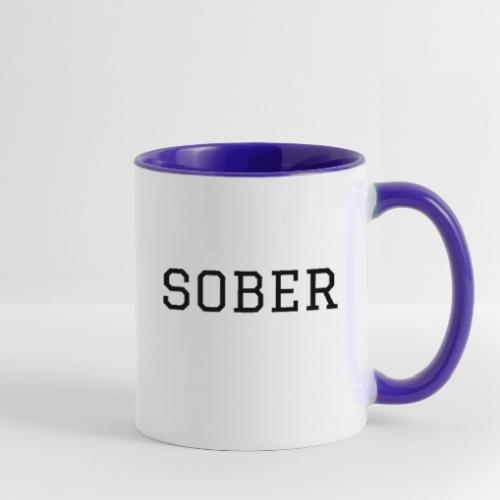 SOBER - Contrast Coffee Mug