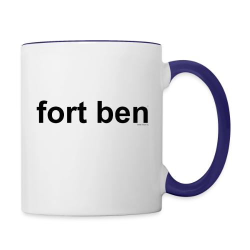 fort ben black - Contrast Coffee Mug