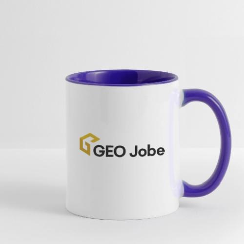 GEO Jobe Logo 2024 Final darkgray - Contrast Coffee Mug
