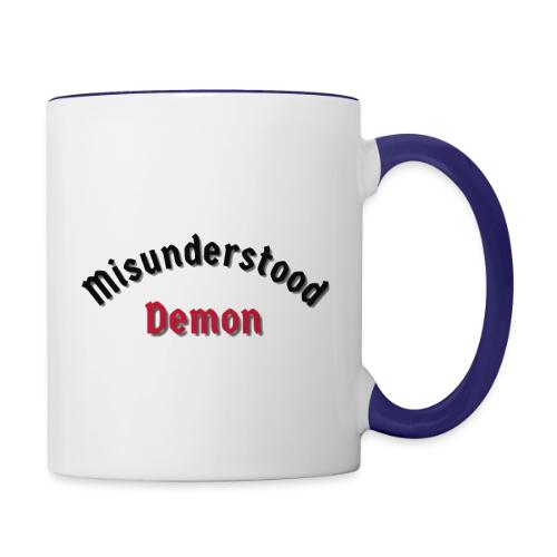 Misunderstood Demon logo (Clothing) - Contrast Coffee Mug