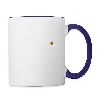 Cute Basketball Player Coach Basketball Lovers - Contrast Coffee Mug - white/cobalt blue - Right