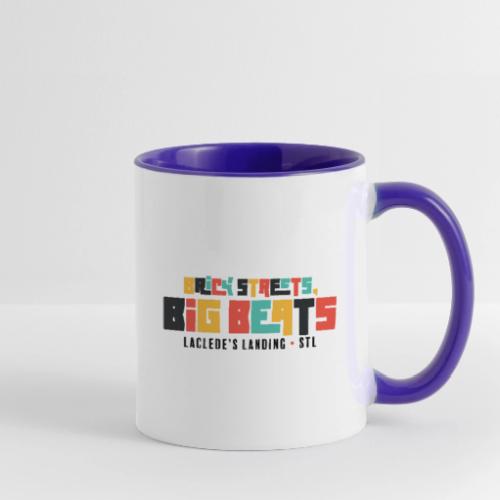 Brick Streets, Big Beats - Light - Contrast Coffee Mug