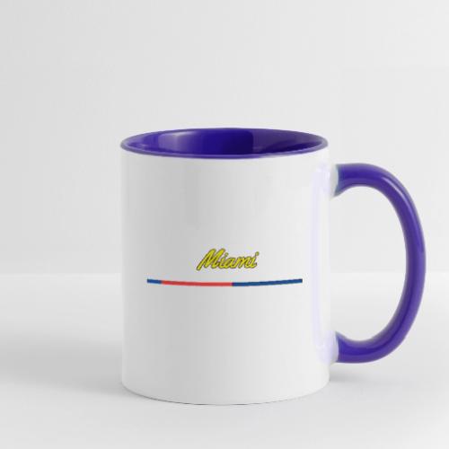 Miami T-Shirts | Stylish Designs & Unique Apparel - Contrast Coffee Mug