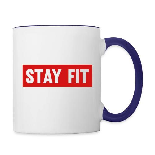 Stay Fit - Contrast Coffee Mug