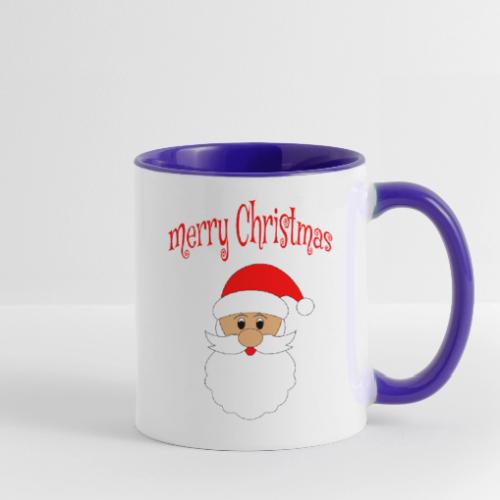 Merry Christmas Coffee Mug - Classic Santa Gift - Contrast Coffee Mug