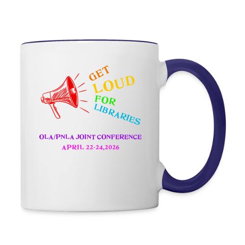 OLA PNLA 2026 square logo color transparent - Contrast Coffee Mug