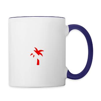 Exploring The Depths Enjoying The Shores - Contrast Coffee Mug - white/cobalt blue - Right