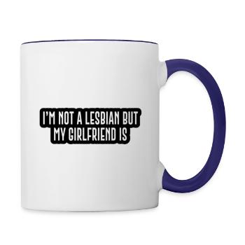 Tees - Contrast Coffee Mug - white/cobalt blue - Right