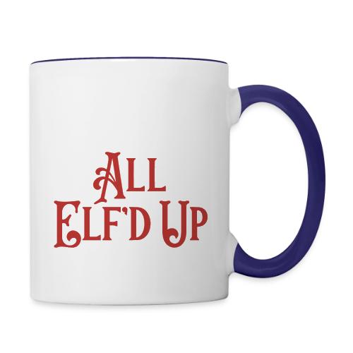 All Elf'd Up in Red - Contrast Coffee Mug