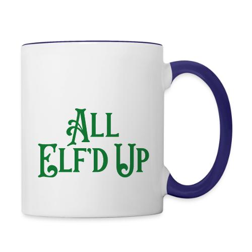All Elf'd Up in Green - Contrast Coffee Mug