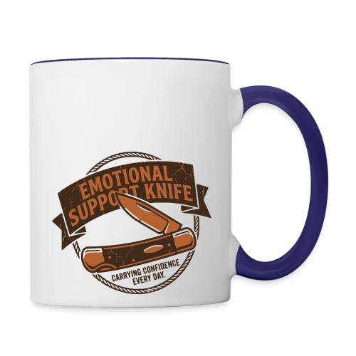 Emotional Support Knife - Funny EDC Pocket Knife - Contrast Coffee Mug