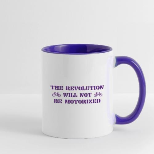 The Revolution Will Not Be Motorized - Contrast Coffee Mug
