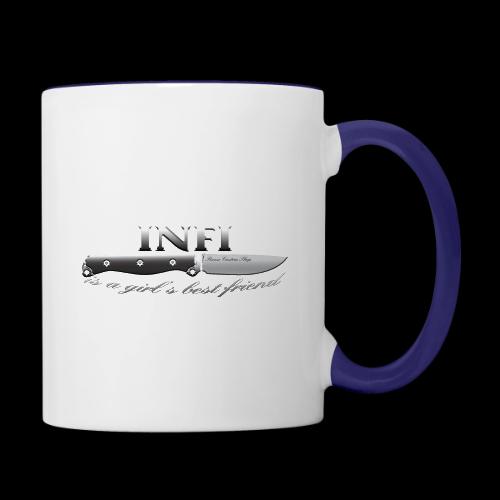 Girl s Best Friend - Contrast Coffee Mug