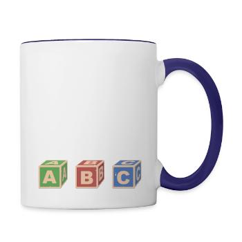Chaos Coordinator Teacher - Contrast Coffee Mug - white/cobalt blue - Right