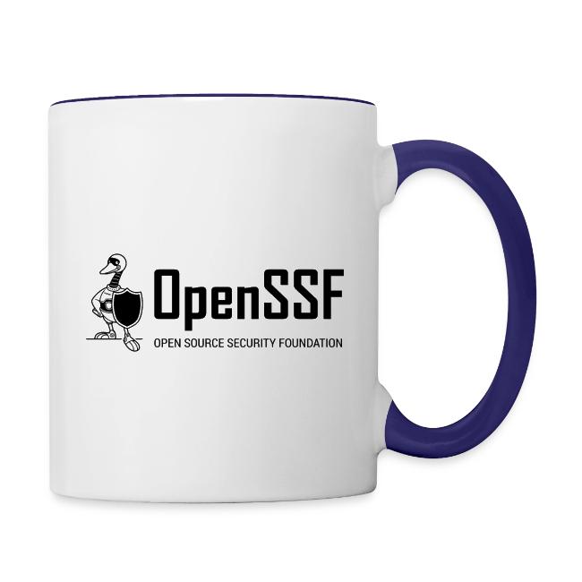 OpenSSF wide black and white logo