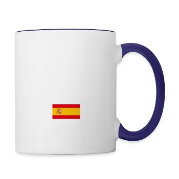 Madrid Espana - Contrast Coffee Mug - white/cobalt blue - Right