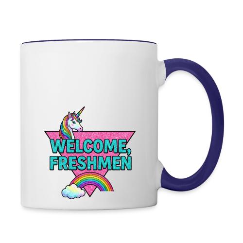 Welcome, Freshmen - Contrast Coffee Mug
