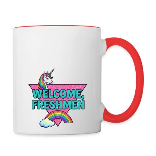Welcome, Freshmen - Contrast Coffee Mug