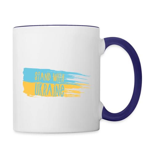 I Stand With Ukraine - Contrast Coffee Mug