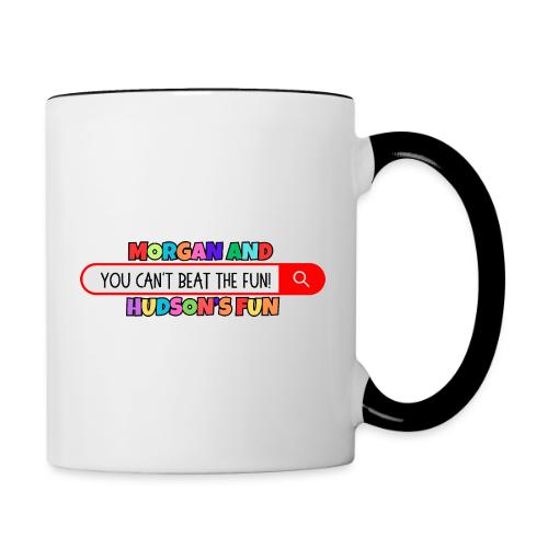 Fun Morgan and Hudson's You Can't Beat The Fun! - Contrast Coffee Mug