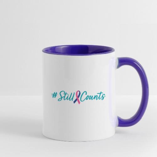 Your Baby #StillCounts (Customizable!) - Contrast Coffee Mug