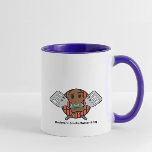 Backyard SmokeMaster BBQ Logo - Contrast Coffee Mug