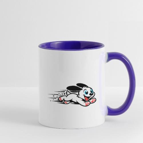 Speedy Pup Sprint on the Run - Contrast Coffee Mug