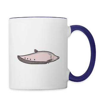 BLADE FISH BELIDA - Contrast Coffee Mug - white/cobalt blue - Right