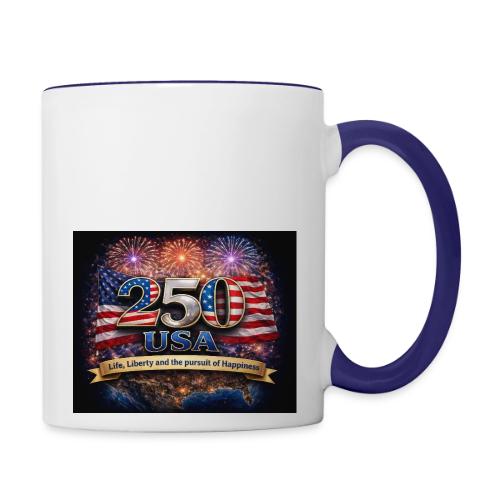 USA 250th Celebration - Contrast Coffee Mug