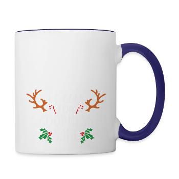Be Good For Goodness Sake - Contrast Coffee Mug - white/cobalt blue - Right