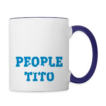 My Favorite People Call Me Tito 4 - Contrast Coffee Mug - white/cobalt blue - Right
