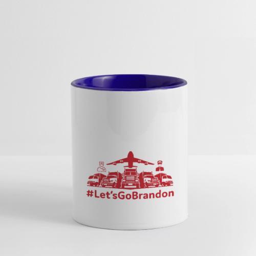 Let's Go Brandon - Red - Contrast Coffee Mug