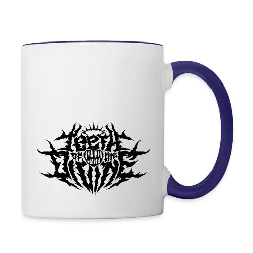 Teeth Of The Divine Logo BLACK - Contrast Coffee Mug