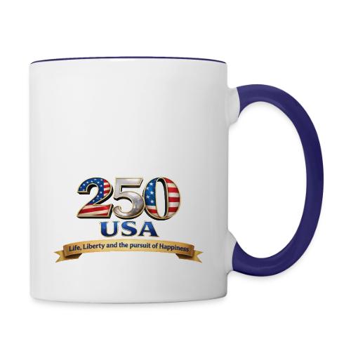 250 USA Liberty Banner - Contrast Coffee Mug
