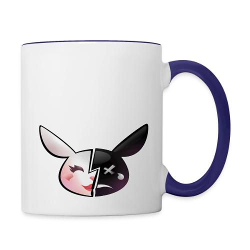 Sadboy bunny logo - Contrast Coffee Mug