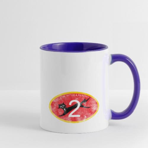 Black cat - Contrast Coffee Mug