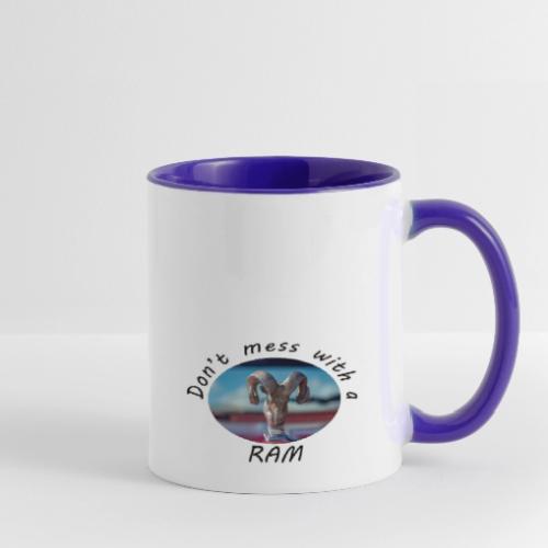 Don’t Mess with a RAM - Contrast Coffee Mug