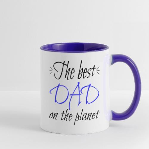 The Best Dad on the Planet - Classic Style Decor - Contrast Coffee Mug