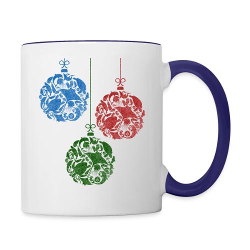 Coastal Christmas Ornament Group - Contrast Coffee Mug