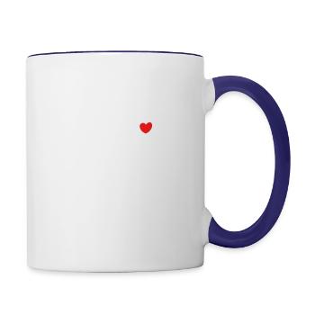 Ferry County Washington Is Where My Heart IsGift - Contrast Coffee Mug - white/cobalt blue - Right