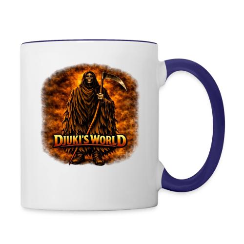 DJUKI’S WORLD – Kalru in Flames - Contrast Coffee Mug