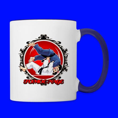 Judo Shirt Jiu Jitsu Shirt Throw Tomoe Nage - Contrast Coffee Mug