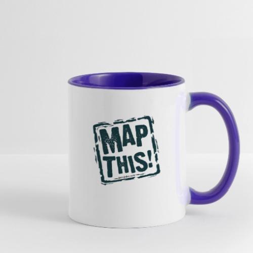 MapThis! Black Stamp Logo - Contrast Coffee Mug
