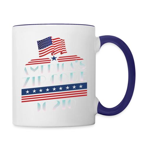 90210 Americas ZipCode Merchandise - Contrast Coffee Mug
