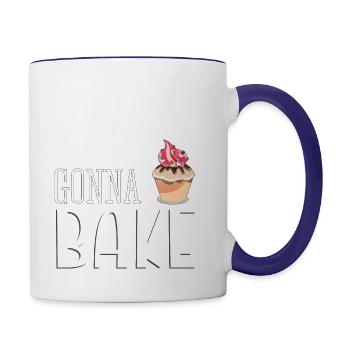Baker 2 - Contrast Coffee Mug - white/cobalt blue - Right