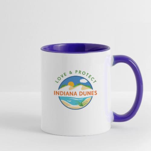 Love & Protect the Indiana Dunes - Contrast Coffee Mug