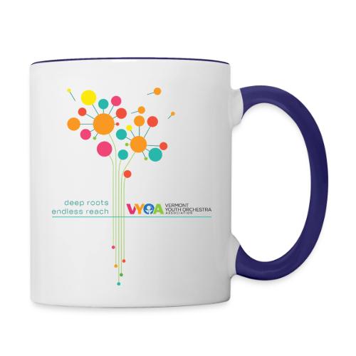 flower tag - Contrast Coffee Mug
