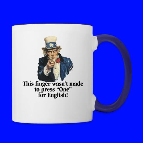 Uncle Sam - Finger - Contrast Coffee Mug