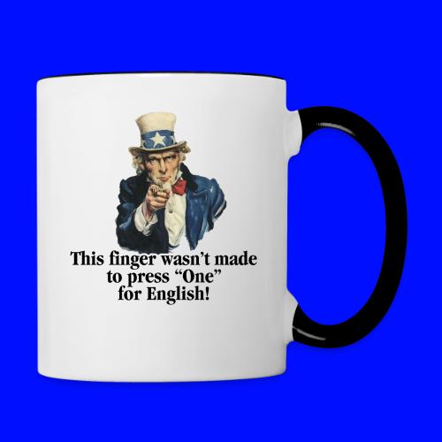 Uncle Sam - Finger - Contrast Coffee Mug